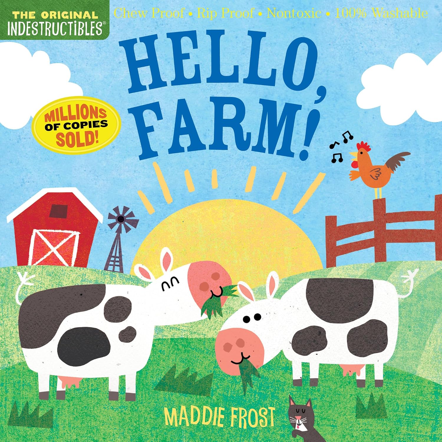 Hello Farm Indestructible Children's Book